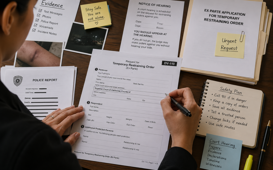 Ex Parte Motion for a Temporary Restraining Order in California