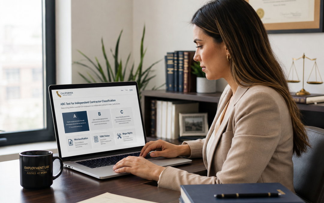 California ABC Test For Independent Contractors