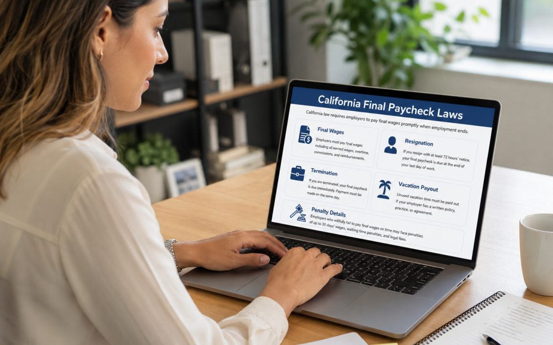 California Final Paycheck Laws: Explained