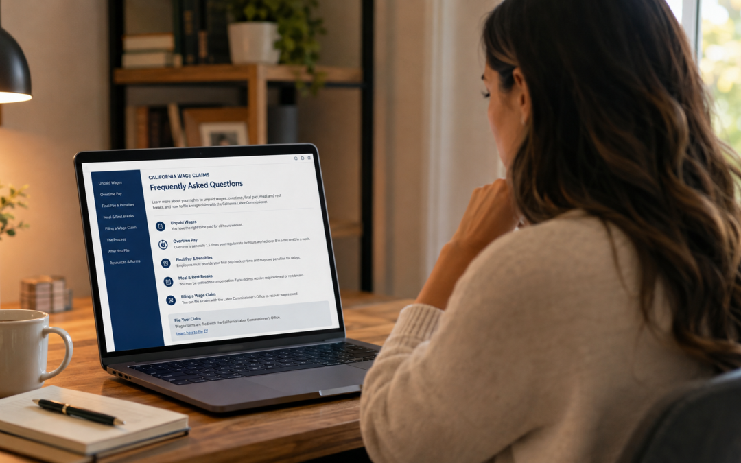 California Wage Claim FAQs