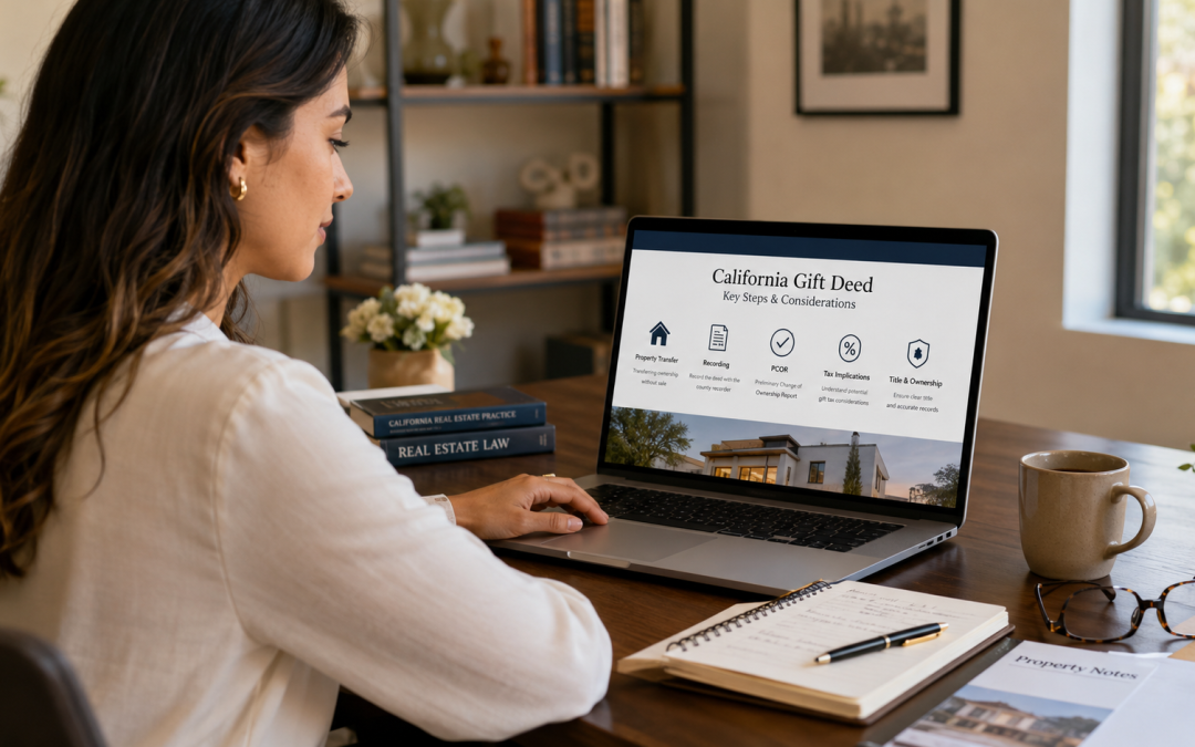 California Gift Deeds: Forms & Requirements