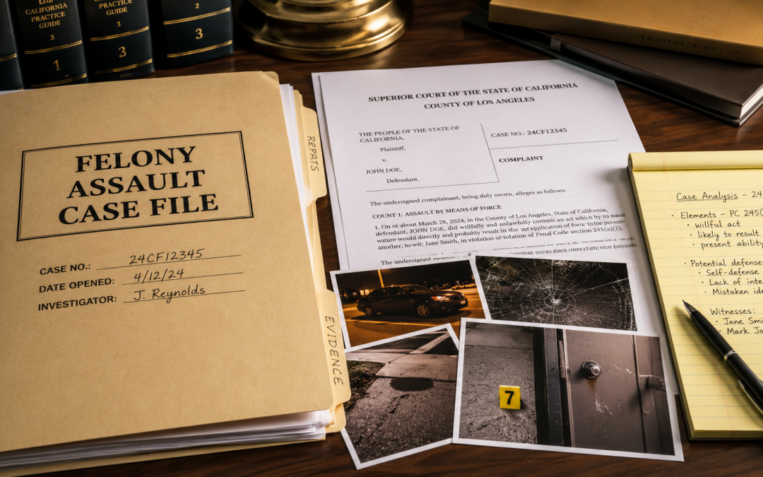 1st Degree Assault in California: Penalties & Defenses