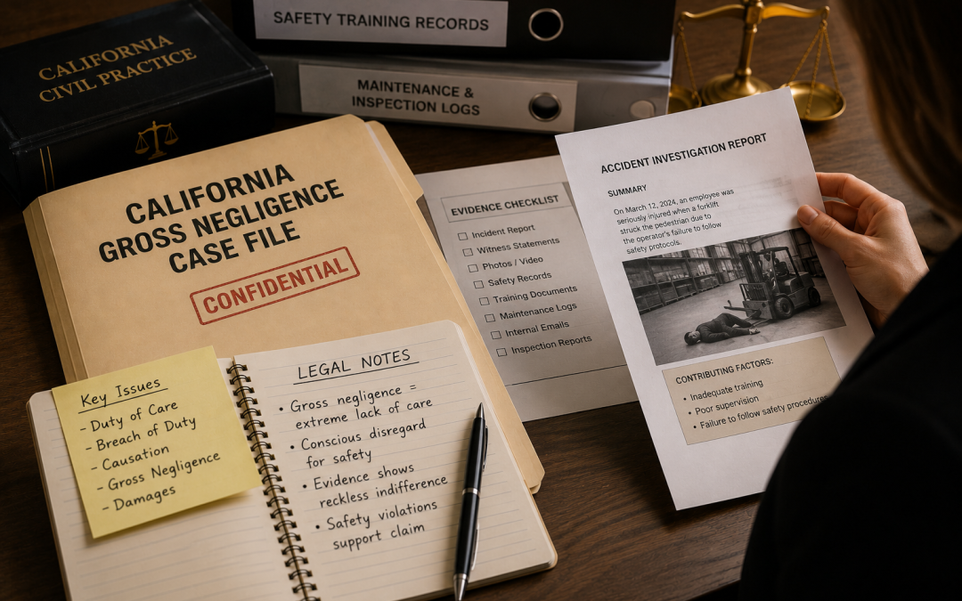 Gross Negligence Cause of Action in California