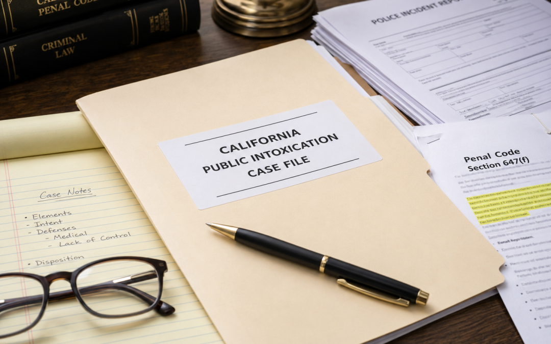 Public Intoxication in California: Laws, Penalties, & Defenses