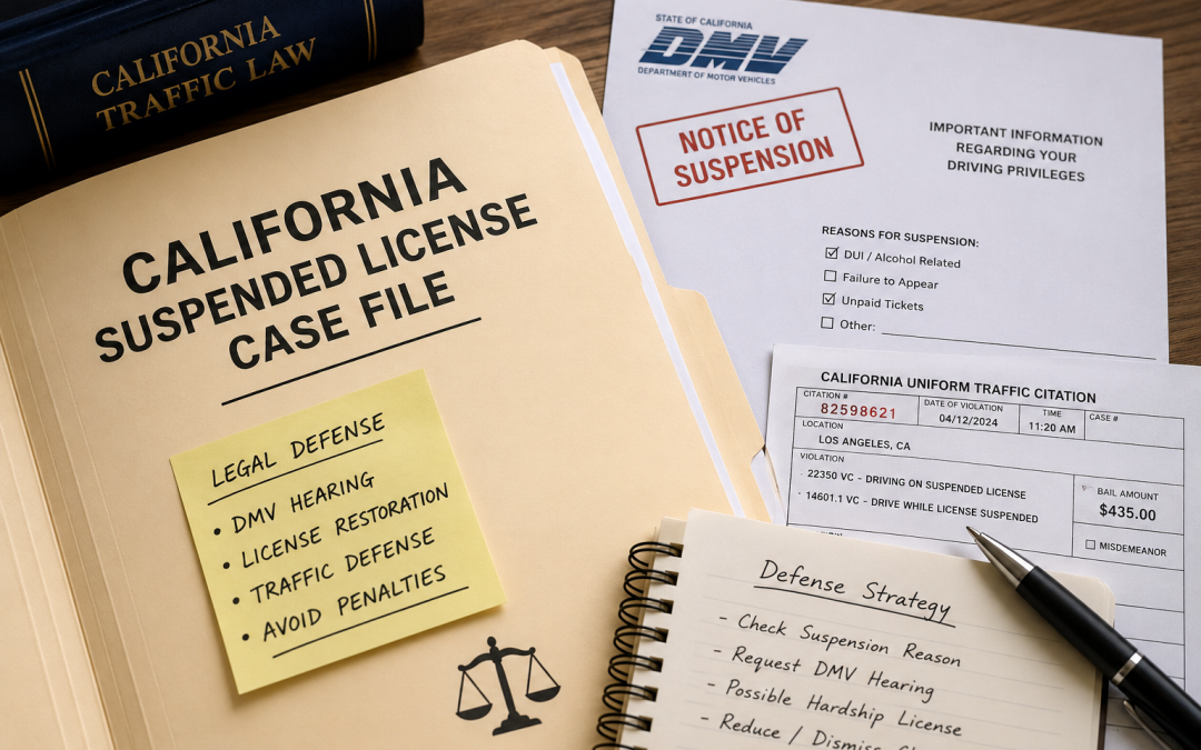 Driving on a Suspended License: Penalties