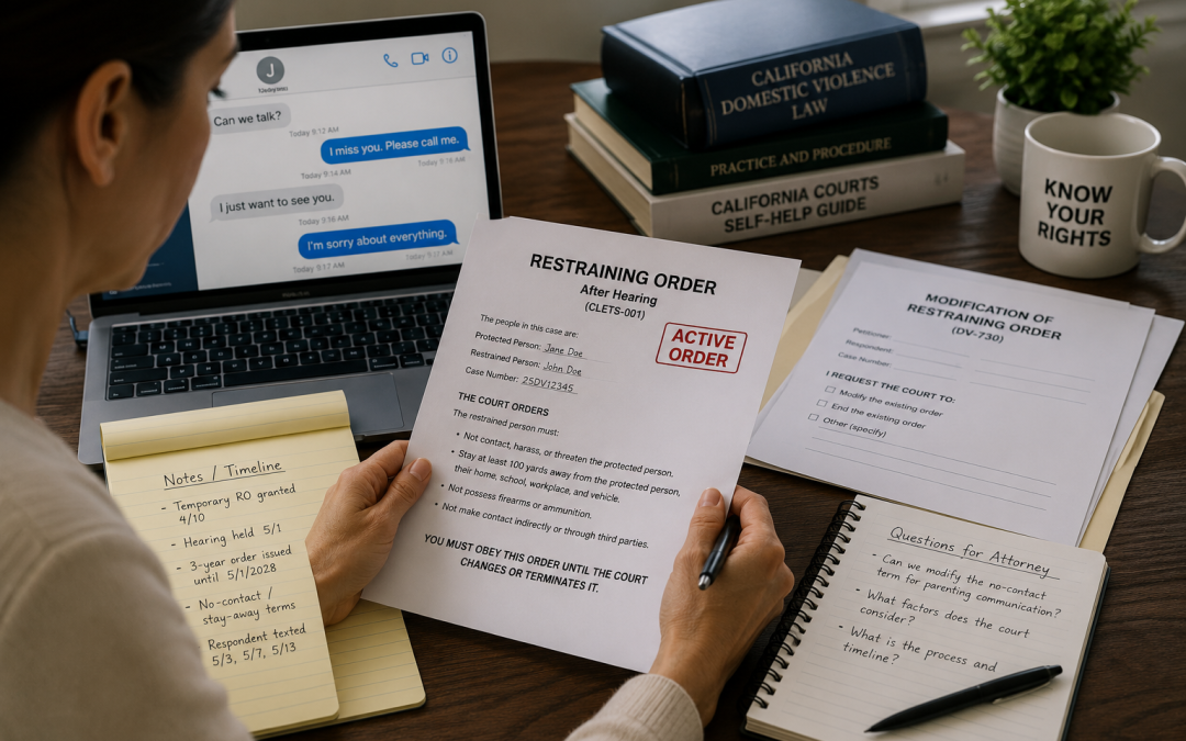 What Happens If You Violate Your Own Restraining Order?