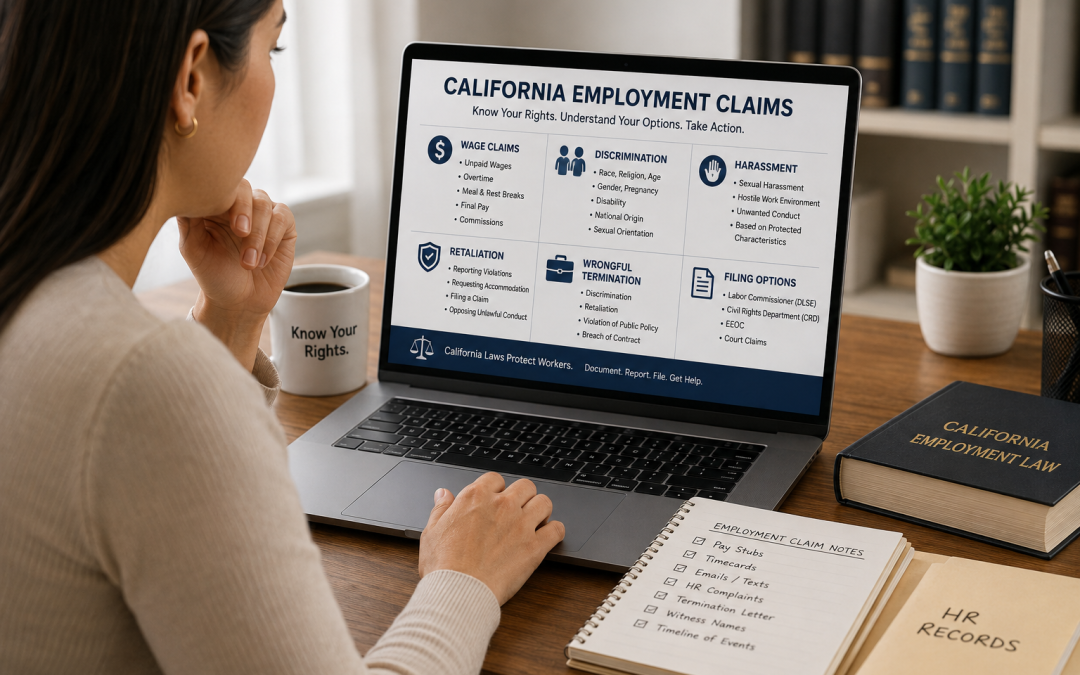 Statute of Limitations for Employment Claims in California